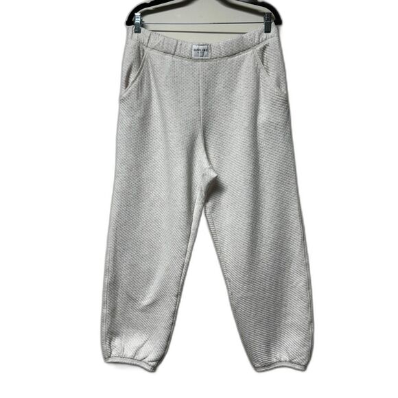 OFFLINE by AERIE Summer Lights Terry Jogger Oatmeal, Sz L - Picture 2 of 12